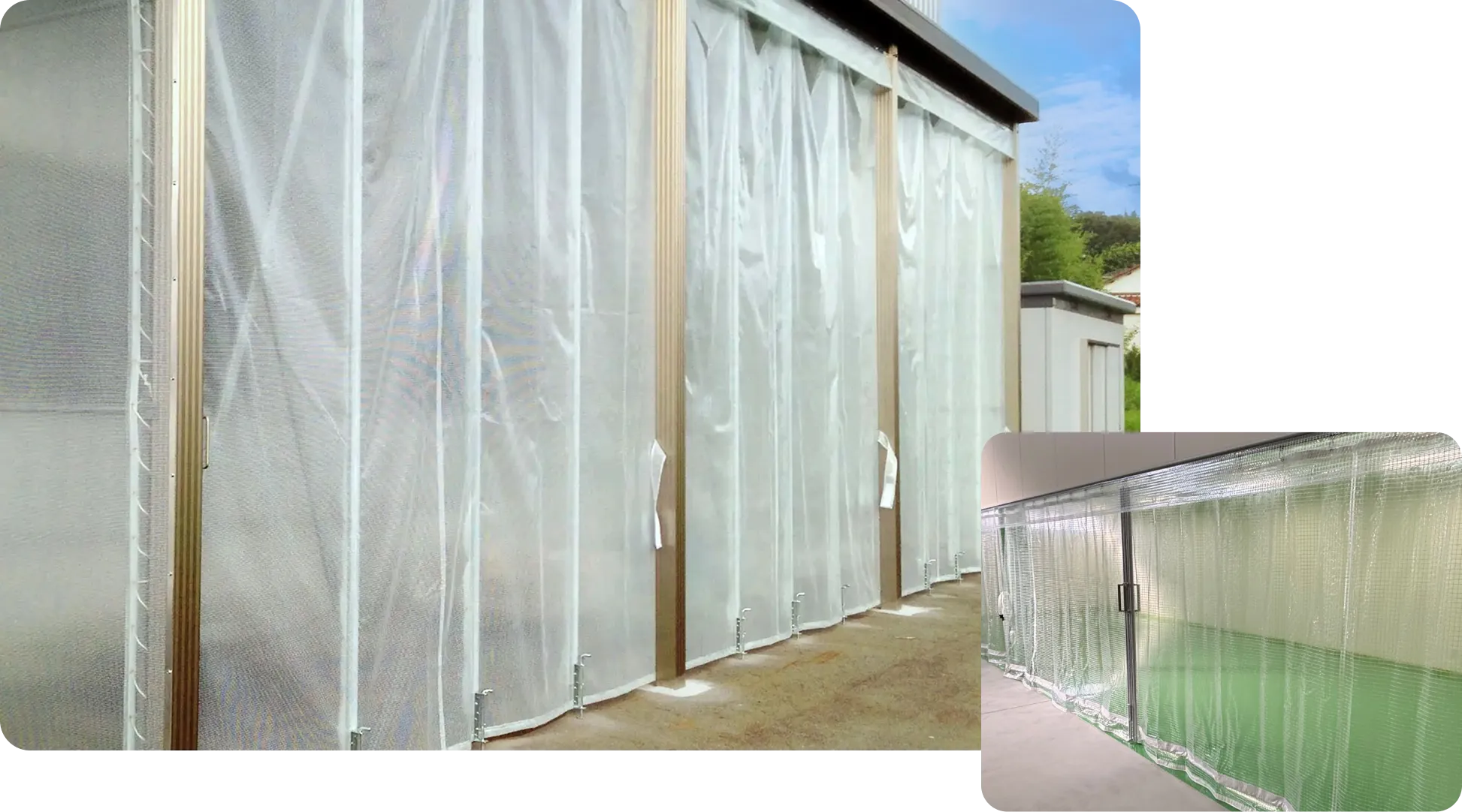 間仕切りカーテンの画像