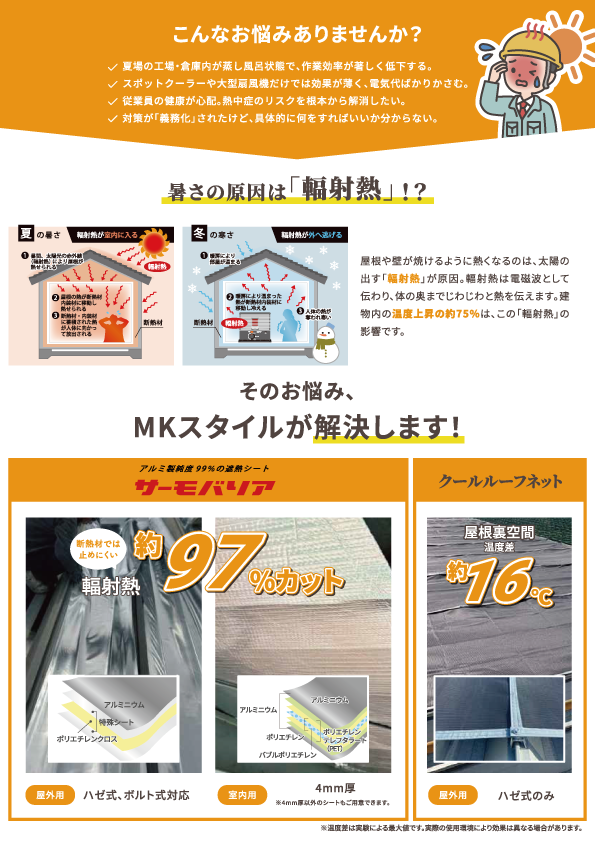 熱中症対策チラシ（裏）