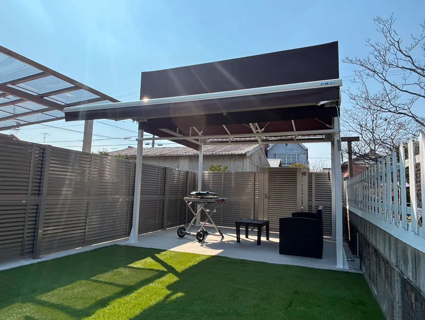 バーベキューテント_カーテン1