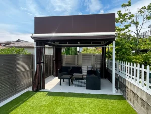 バーベキューテント_カーテン3