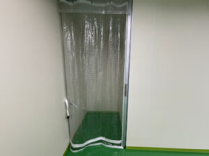 間仕切りカーテンの写真