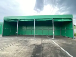 片流れテント①