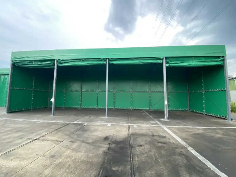 片流れテント①