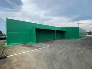 片流れテント③