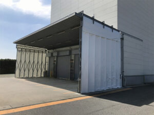 屋外_芯材カーテン①