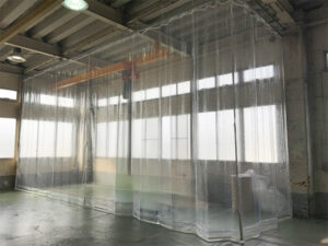 室内_間仕切りカーテン①