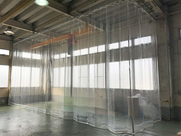 室内_間仕切りカーテン①