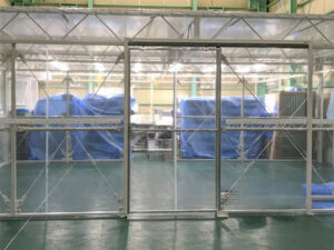 間仕切りブース②