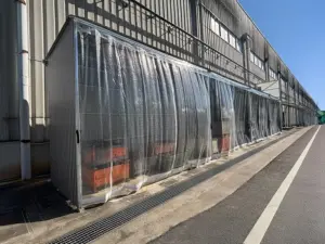 糸入りビニールカーテン②