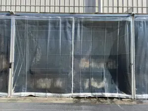 糸入りビニールカーテン③