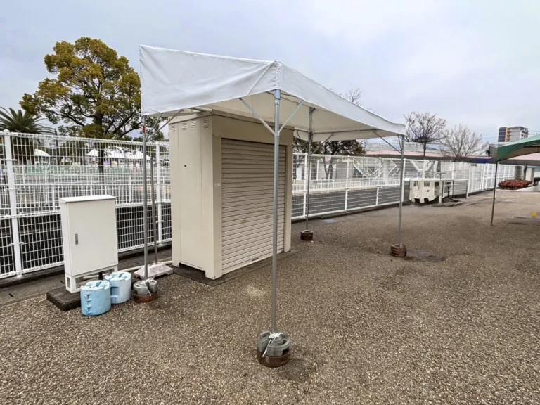 日除けテント①