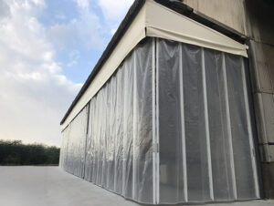 屋外_芯材カーテン①