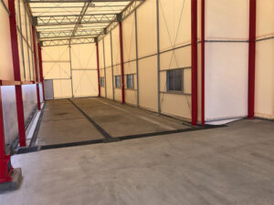 テント倉庫_シート張替え工事の写真④