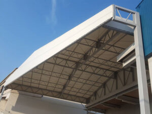 配送センター_荷捌きテント①